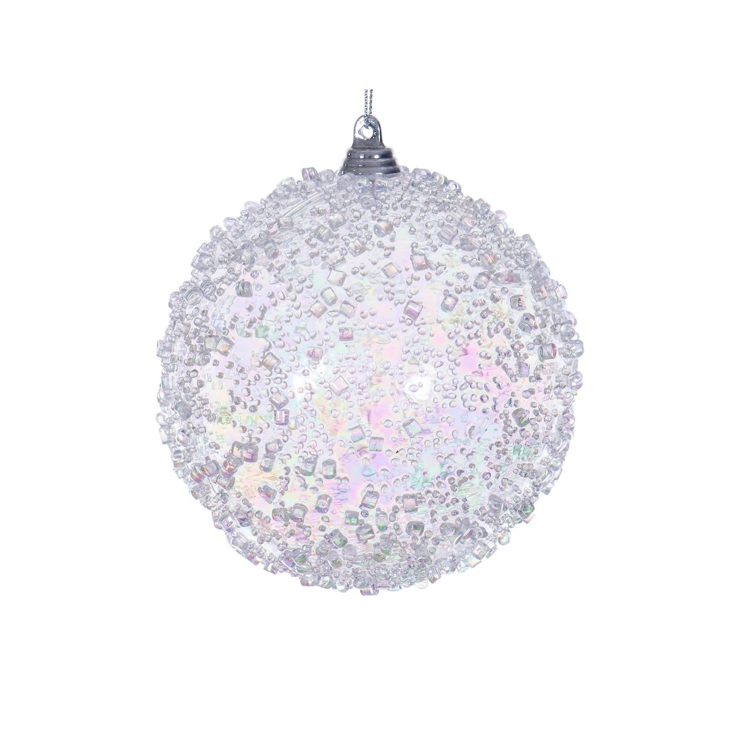 Clear Irridescent Ball 10Cm Clear Irridescent Ball 10Cm