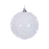 White Irridescent Bed Bal 10Cm