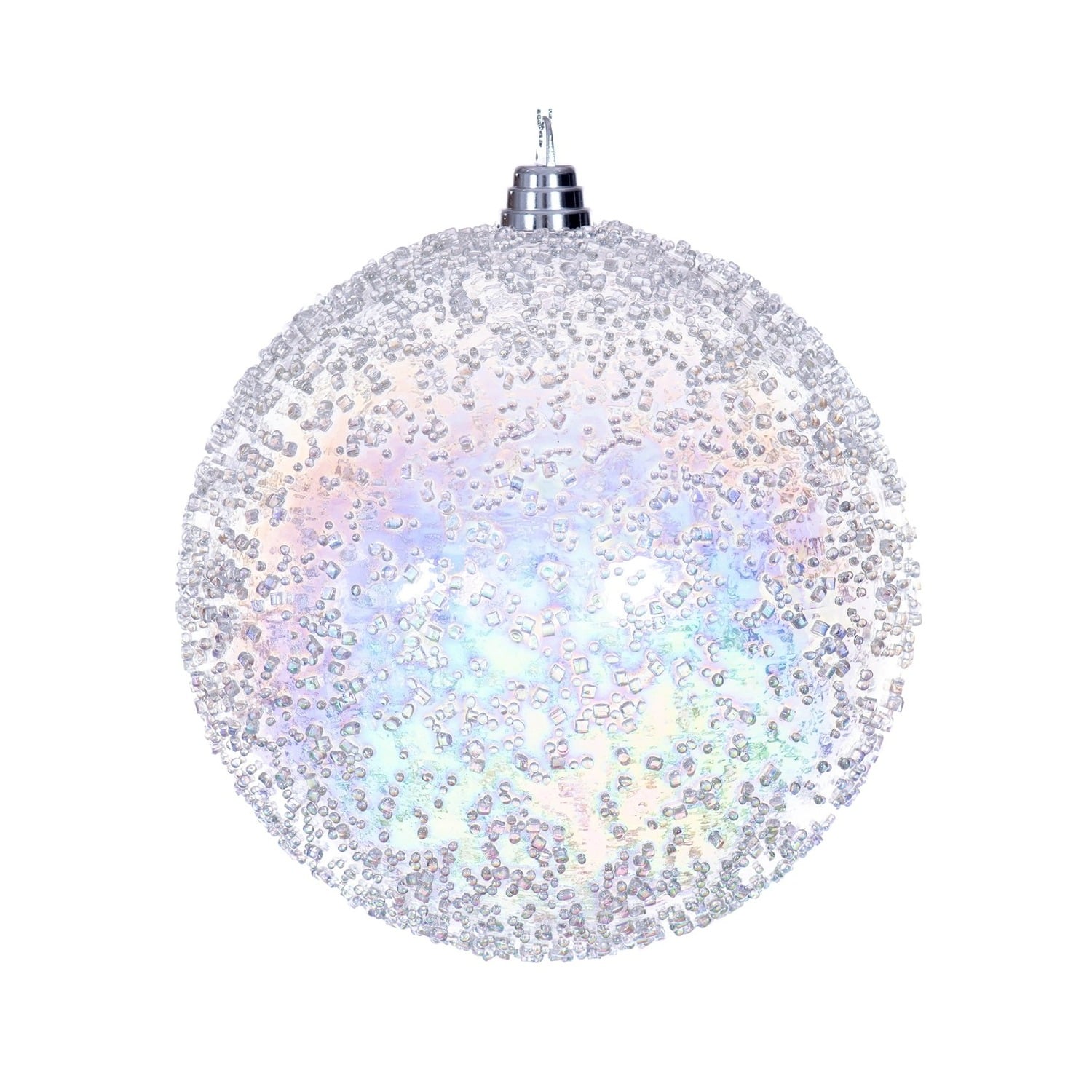Clear Irridescent Ball 20Cm Clear Irridescent Ball 20Cm