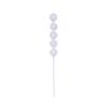 White Icy Sugar Ball Pick 39Cm White Icy Sugar Ball Pick 39Cm