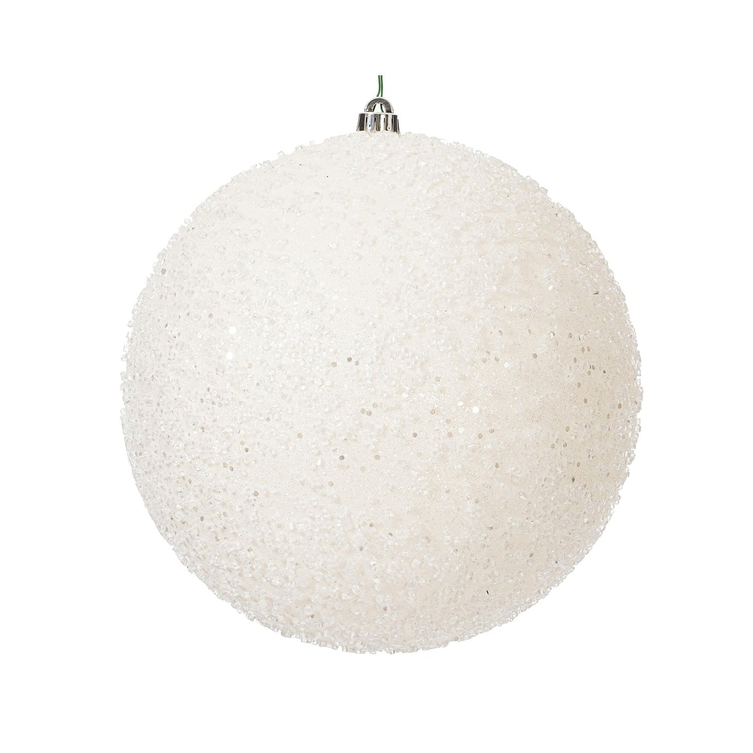 White Glitter Hail Ball 30Cm White Glitter Hail Ball 30Cm