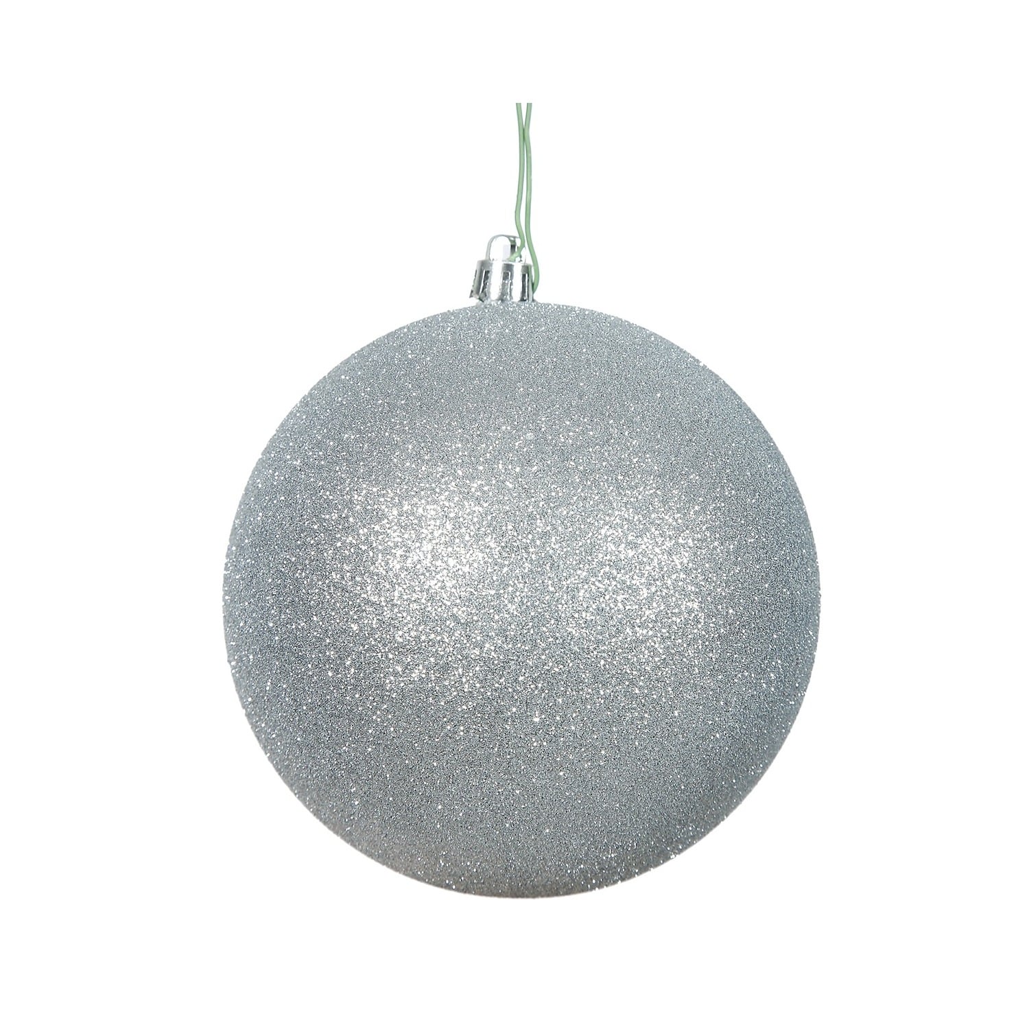 Silver Glitter Ball Dril 12Cm Silver Glitter Ball Dril 12Cm