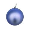 Periwinkle Shiny Ball Orn 15Cm