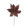 Mocha Velvet Striped Ponsettia Mocha Velvet Striped Ponsettia