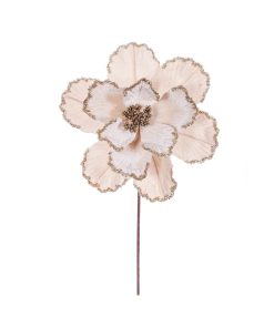 Champ Velvt Bead Magnolia Stem
