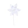 Wht Velvt Pearl Ponsettia Stem Wht Velvt Pearl Ponsettia Stem