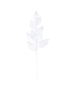 White Velvet Pearl Leaf Spray