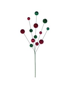 Red/Green Glitter Ball Spray