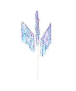 Iridescent Tinsel Icicle Spray
