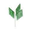 Green Tinsel Icicle Tip Spray