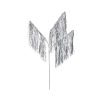 Silver Tinsel Icicle Tip Spray Silver Tinsel Icicle Tip Spray