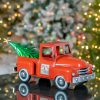 Iron Christmas Old Style Truck W Tree In Glossy R Iron Christmas Old Style Truck W Tree In Glossy R