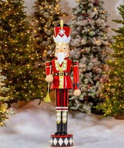Nutcracker David With Trumpet & Led Lights