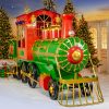 Xl Christms Train With Cart & Lan The Flying Santa
