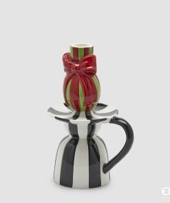 Candle Holder With Bow