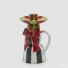 Candle Holder With Bow Candle Holder With Bow