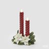 Led Candle With Crown X2