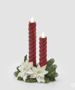 Led Candle With Crown X2