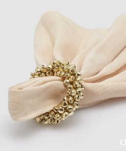 Round Napkin Ring With Bells