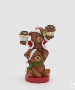 Goloso Bear Candle Holder X2