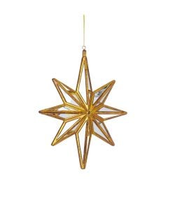 Mirrored Star Ornament 27Cm