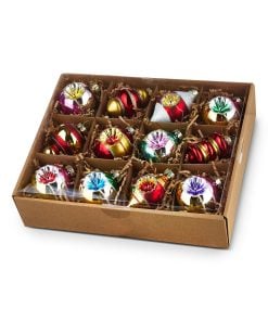 Box Of Vintage Ornaments 5Cm