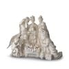 Distressed White Nativity 70Cm