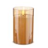 Gold Glass Ivory Candle 9X15cm Gold Glass Ivory Candle 9X15cm