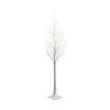 Lighted White Iced Tree 18Cm