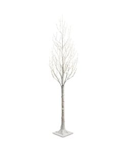 Lighted White Iced Tree 18Cm