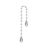 Pearl Chain Jewel Drop Orn 45cm Pearl Chain Jewel Drop Orn 45cm