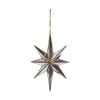 Distressed Mirrored Orn 25Cm