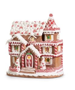 Lighted Pepper Gingerbread 28Cm