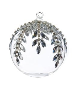 Jeweled Ball Ornament  12Cm