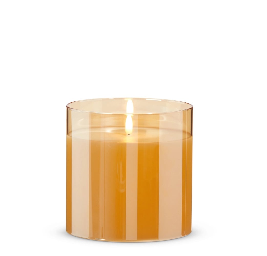 Gold Glass Ivory Candle 15X15cm Gold Glass Ivory Candle 15X15cm