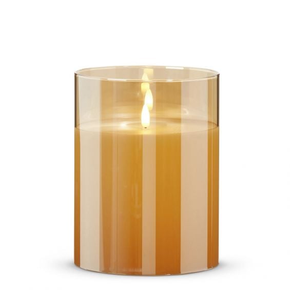 Gold Glass Ivory Candle 15X20cm Gold Glass Ivory Candle 15X20cm