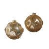 Star And Jewel Ball Ornament 12Cm