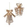 Clear Jeweled Ornament 18Cm