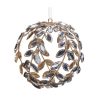 Clr Jeweled Vine Ball Orn 9Cm