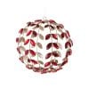 Red Jeweled Vine Ball Orn 18Cm