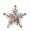 Clear Jeweled Star Ornament 22Cm