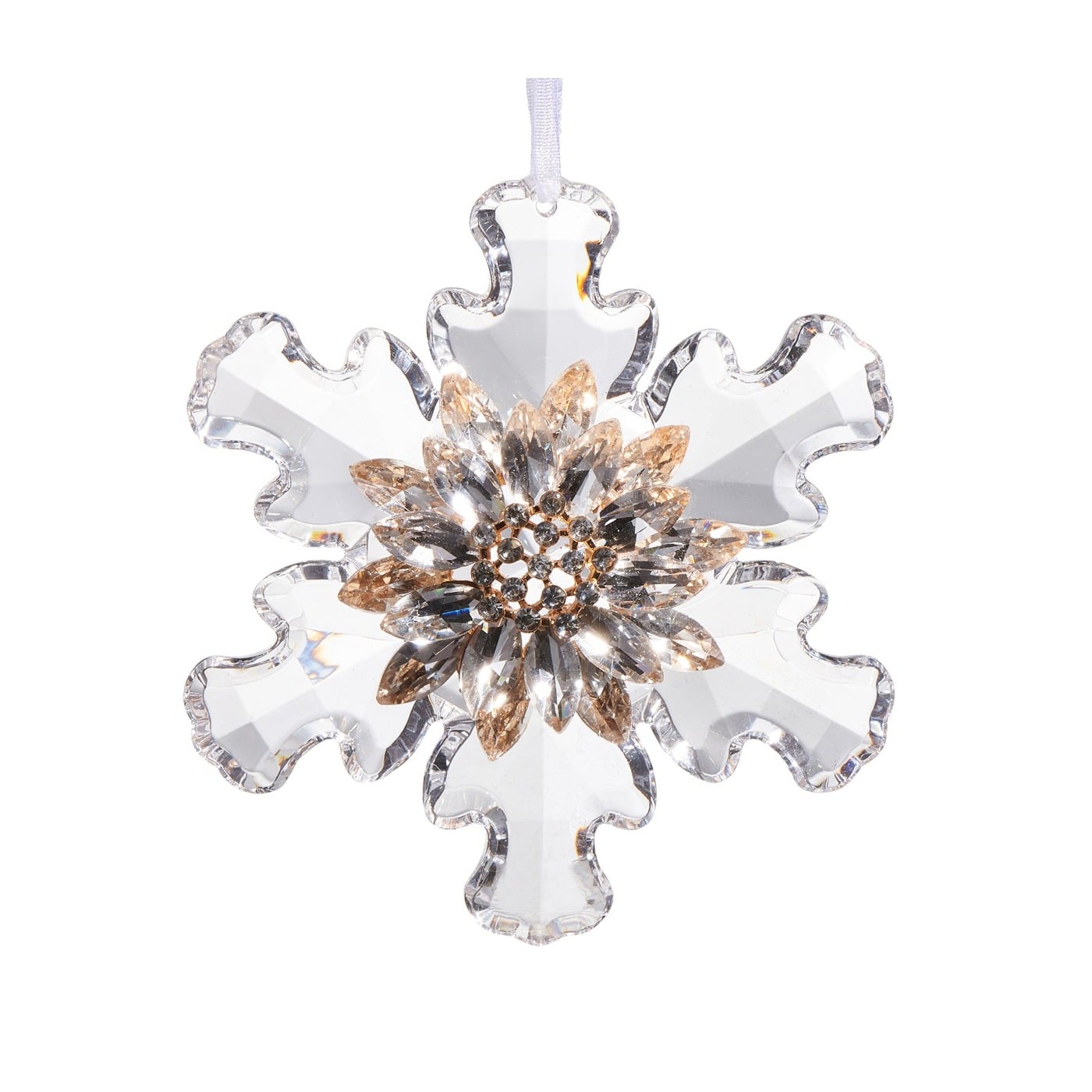 Acrylic Snowflak Brch Orn 10Cm Acrylic Snowflak Brch Orn 10Cm