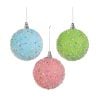 Sprinkled Ball Ornament 10Cm