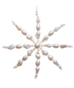 Freshwater Snowflake Orn 18Cm