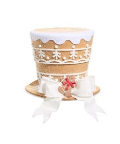 Gingerbread Top Hat 22Cm