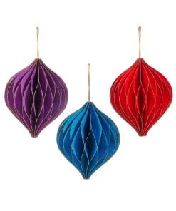 Jewel Ton Paper Onion Orn 10Cm
