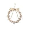 Pearl Brooch Wreath Ornament 20Cm