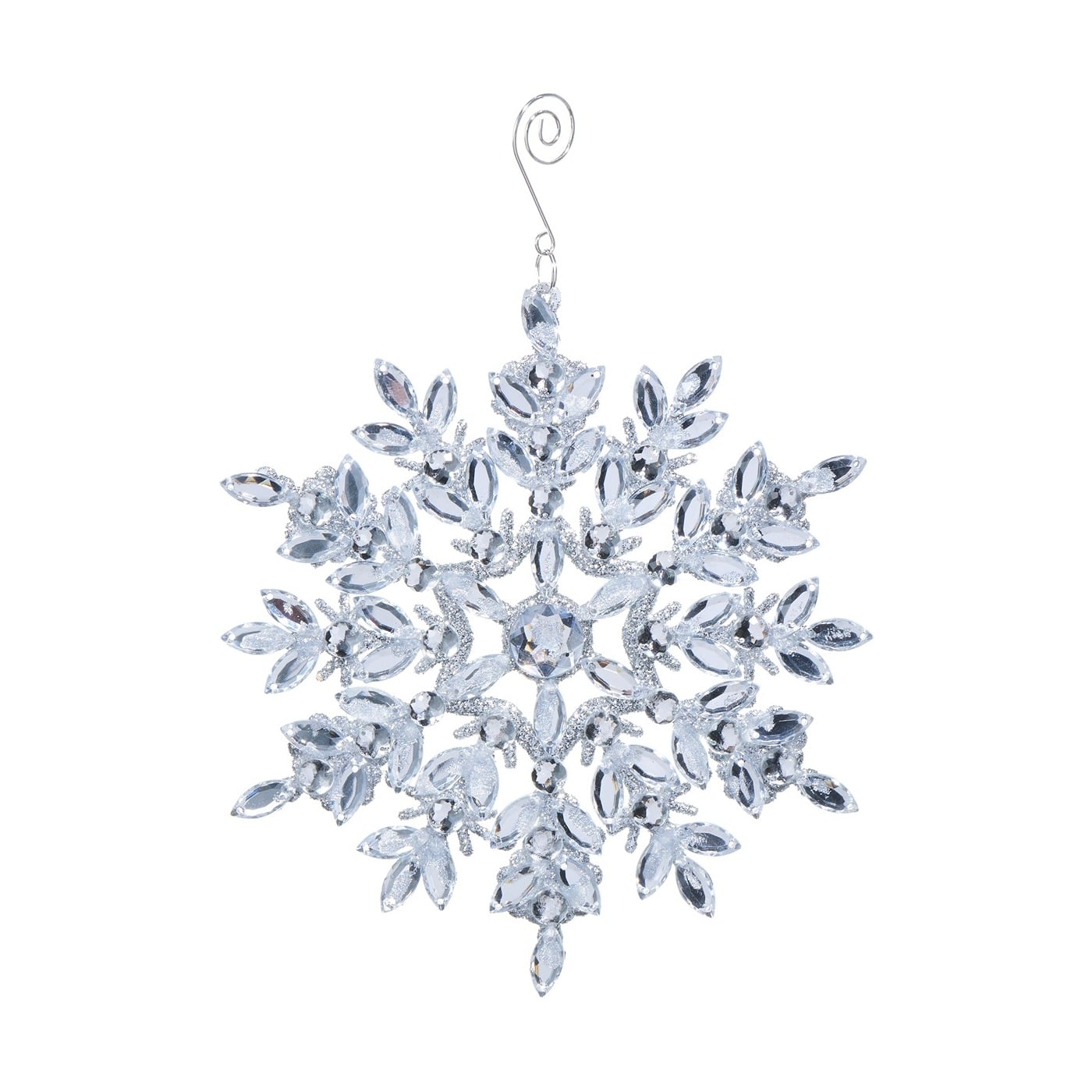 Iridescent Gem Snwflk Orn 19Cm Iridescent Gem Snwflk Orn 19Cm