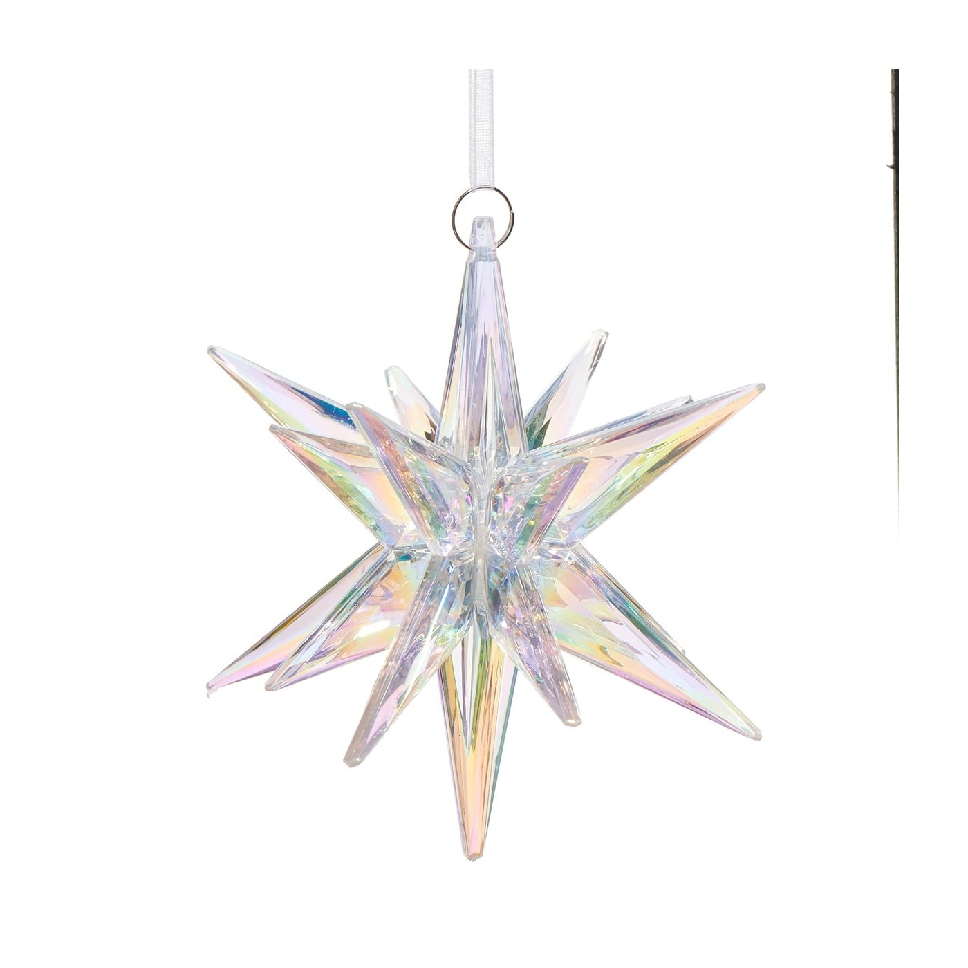 3.75" Iridescent Star Ornament 3.75" Iridescent Star Ornament