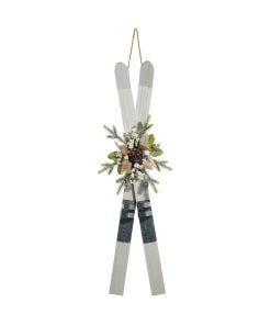 Crossed White Skis